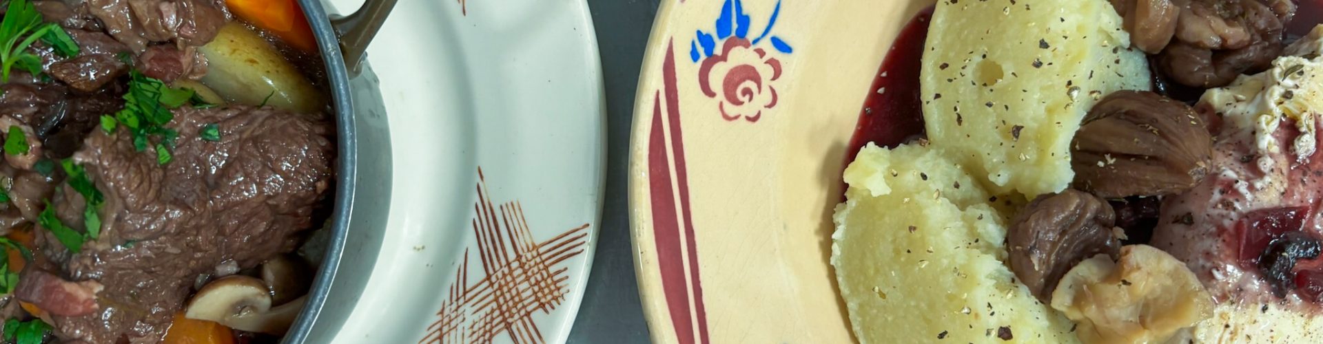 Bourguignon & poulet bleu blanc coeur