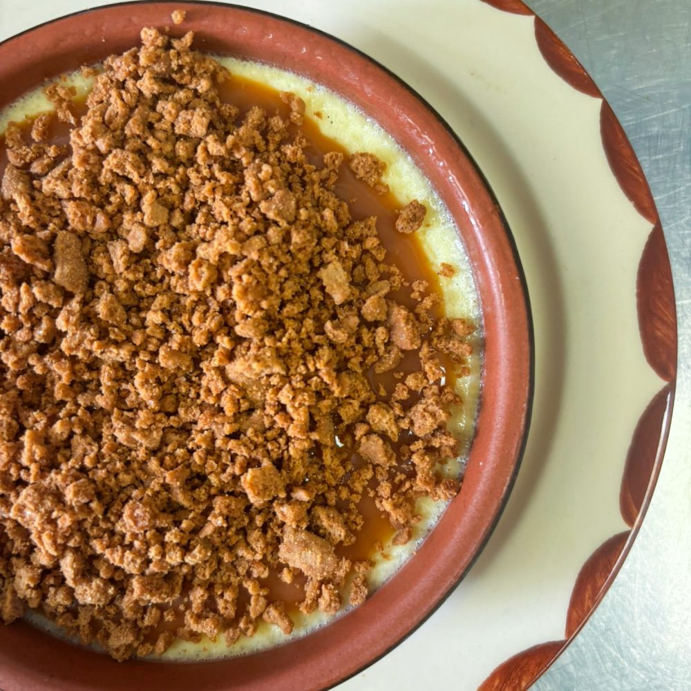 Crème Vanille de Papouasie, confiture de lait et spéculoos